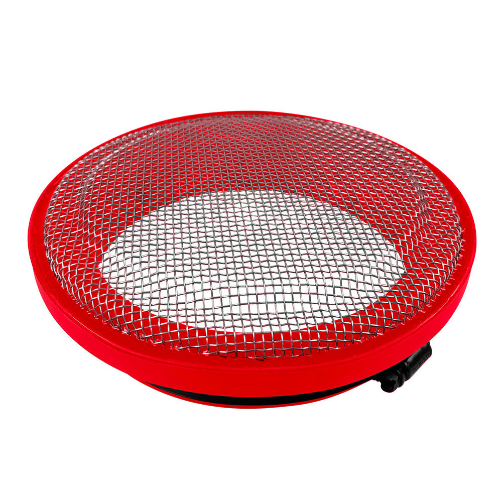 S&B Filter 77-3003 Turbo Screen 4.0 Inch Red Stainless Steel Mesh W/Stainless Steel Clamp