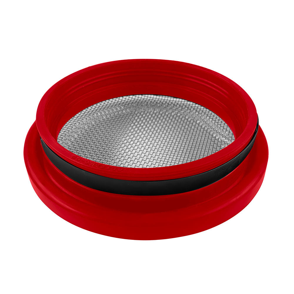 S&B Filter 77-3003 Turbo Screen 4.0 Inch Red Stainless Steel Mesh W/Stainless Steel Clamp