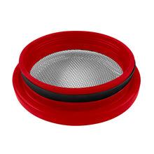 Load image into Gallery viewer, S&amp;B Filter 77-3003 Turbo Screen 4.0 Inch Red Stainless Steel Mesh W/Stainless Steel Clamp