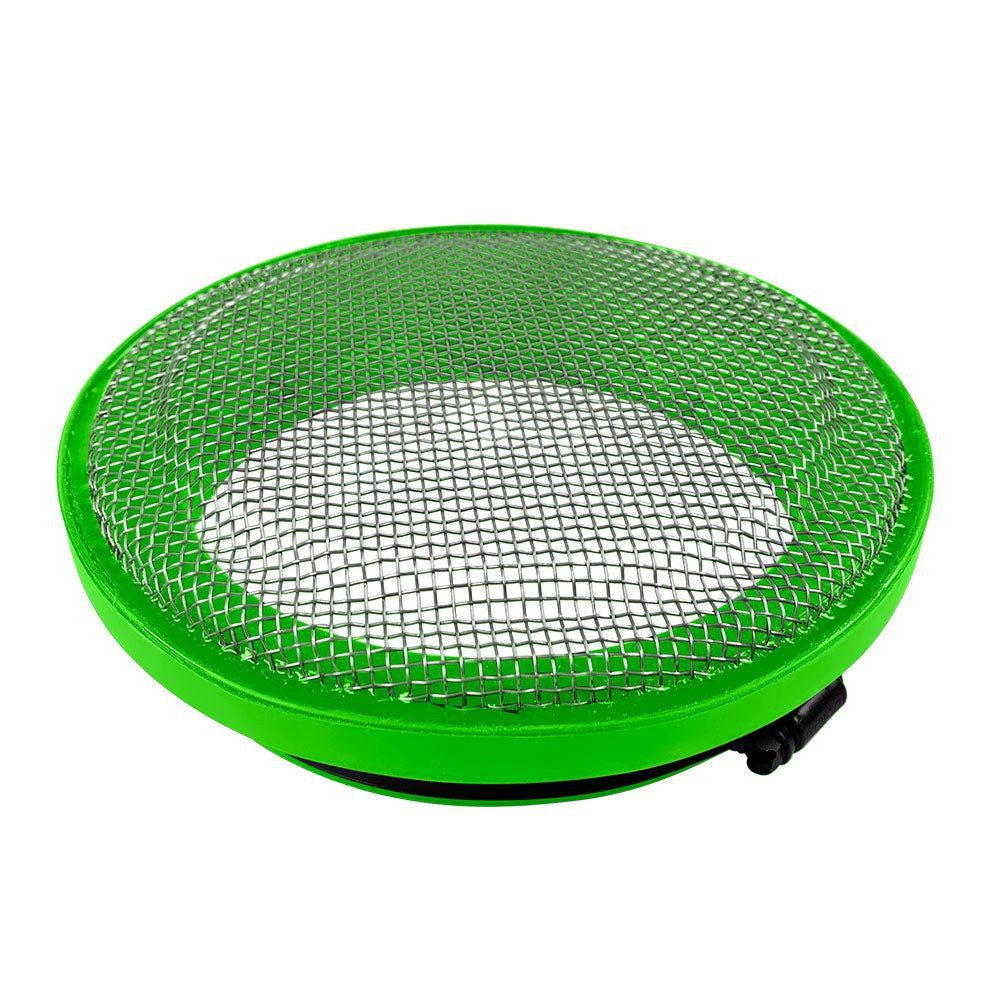 S&B Filter 77-3006 Turbo Screen 4.0 Inch Lime Green Stainless Steel Mesh W/Stainless Steel Clamp