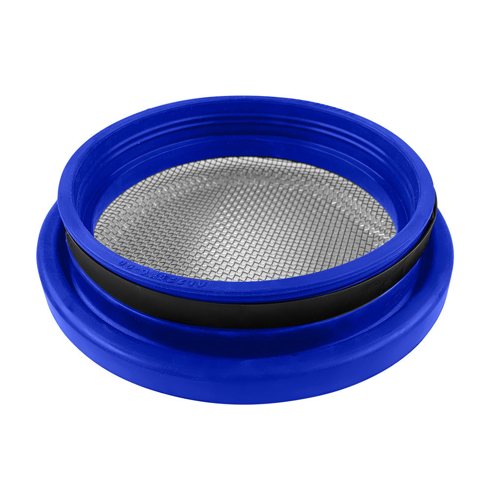 S&B Filter 77-3009 Turbo Screen 4.0 Inch Blue Stainless Steel Mesh W/Stainless Steel Clamp