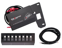 Load image into Gallery viewer, sPOD 8-600-07-LED-R 8 Switch Panel Source SE System For 07-08 Wrangler JK Red