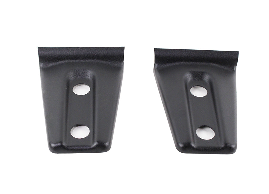 Kentrol 80019 Black Hood Hinge Overlays Pair 07-18 Wrangler JK