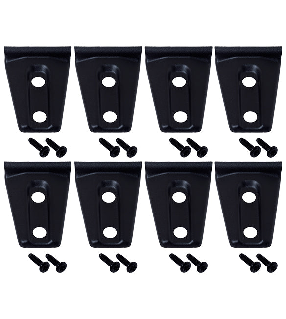 Kentrol 80021 Black Door Hinge Overlays 8 Pieces 4 Door 07-18 Wrangler JK