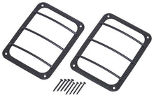 Load image into Gallery viewer, Kentrol 80582 Black Taillight Guard Pair 07-18 Wrangler JK