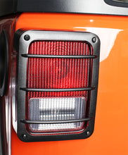 Load image into Gallery viewer, Kentrol 80582 Black Taillight Guard Pair 07-18 Wrangler JK