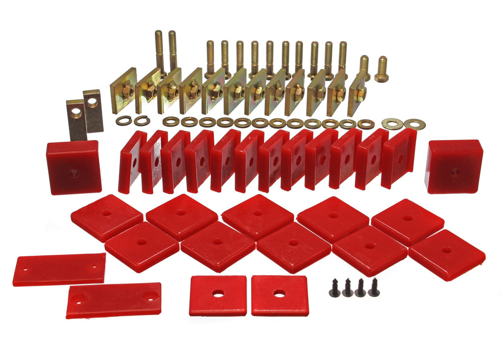 Energy Suspension 8.4104R Body Mount Set Fits 60-78 Land Cruiser