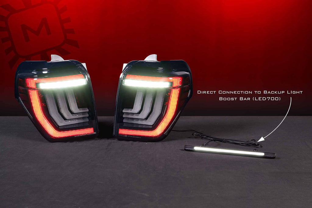 Morimoto LF738 XB LED Tail Lights Fits 4Runner 10-24 Pair / Red Gen 2
