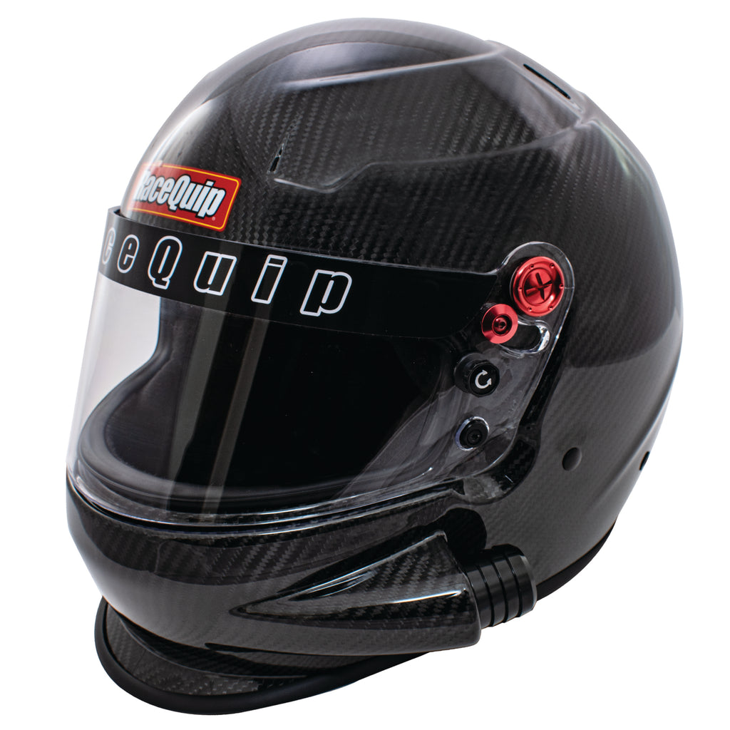 RaceQuip PRO20 Side Air Full Face Helmet Clear Coated Carbon Fiber 2XL