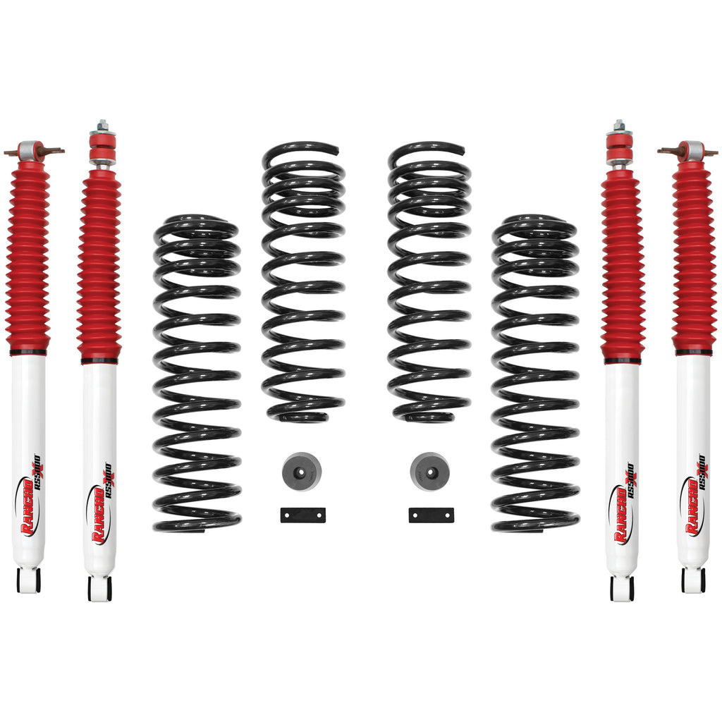 Rancho RS66118BR5 Sport System w/Shocks Fits 07-18 Wrangler (JK)