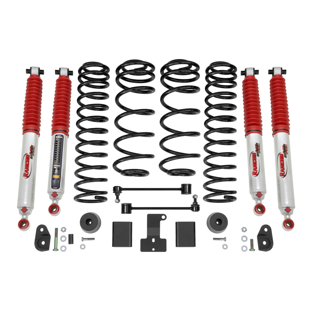 Rancho RS66124BR9 Sport System w/Shocks Fits 18-20 Wrangler (JL)