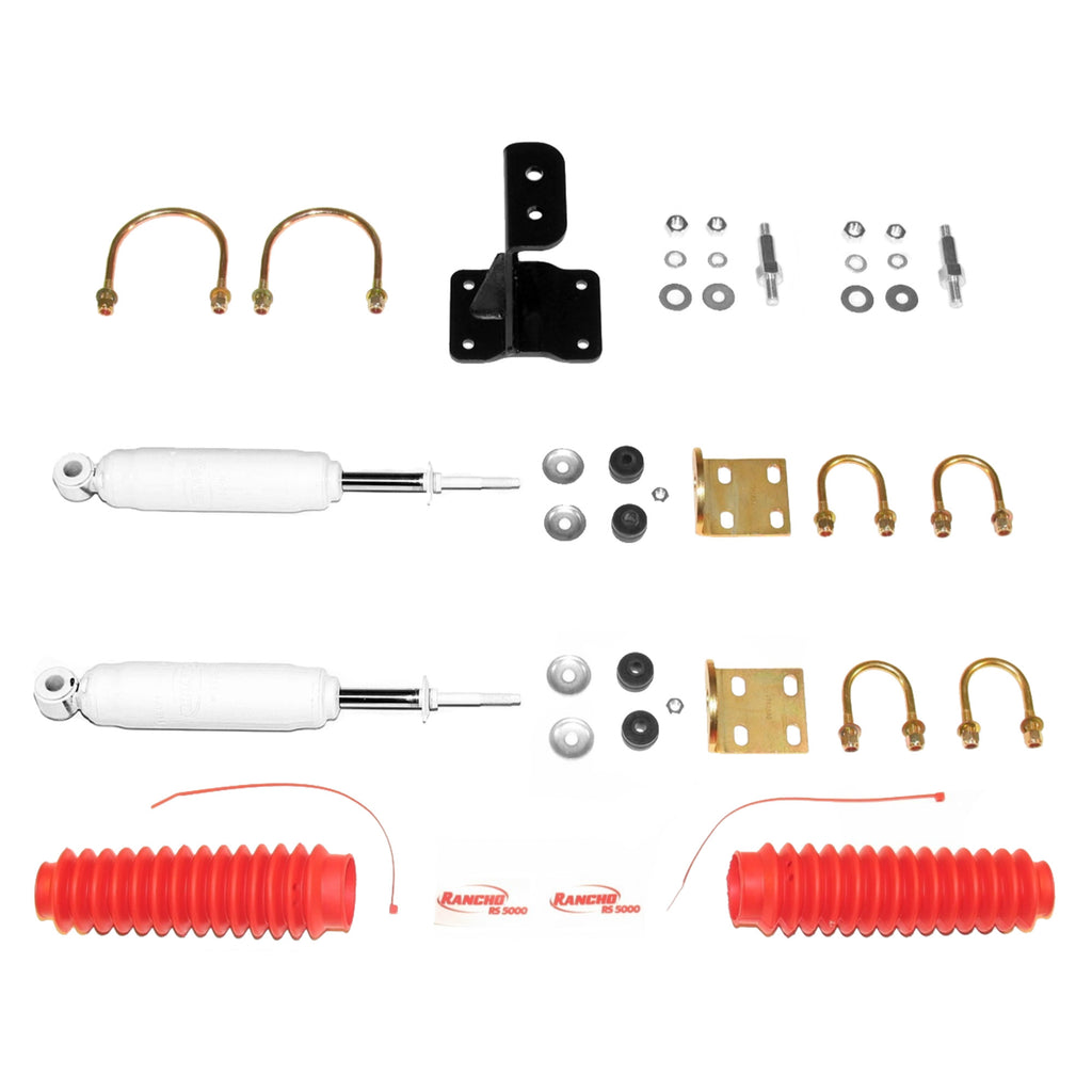 Rancho RS98510 Steering Stabilizer; Dual Kit