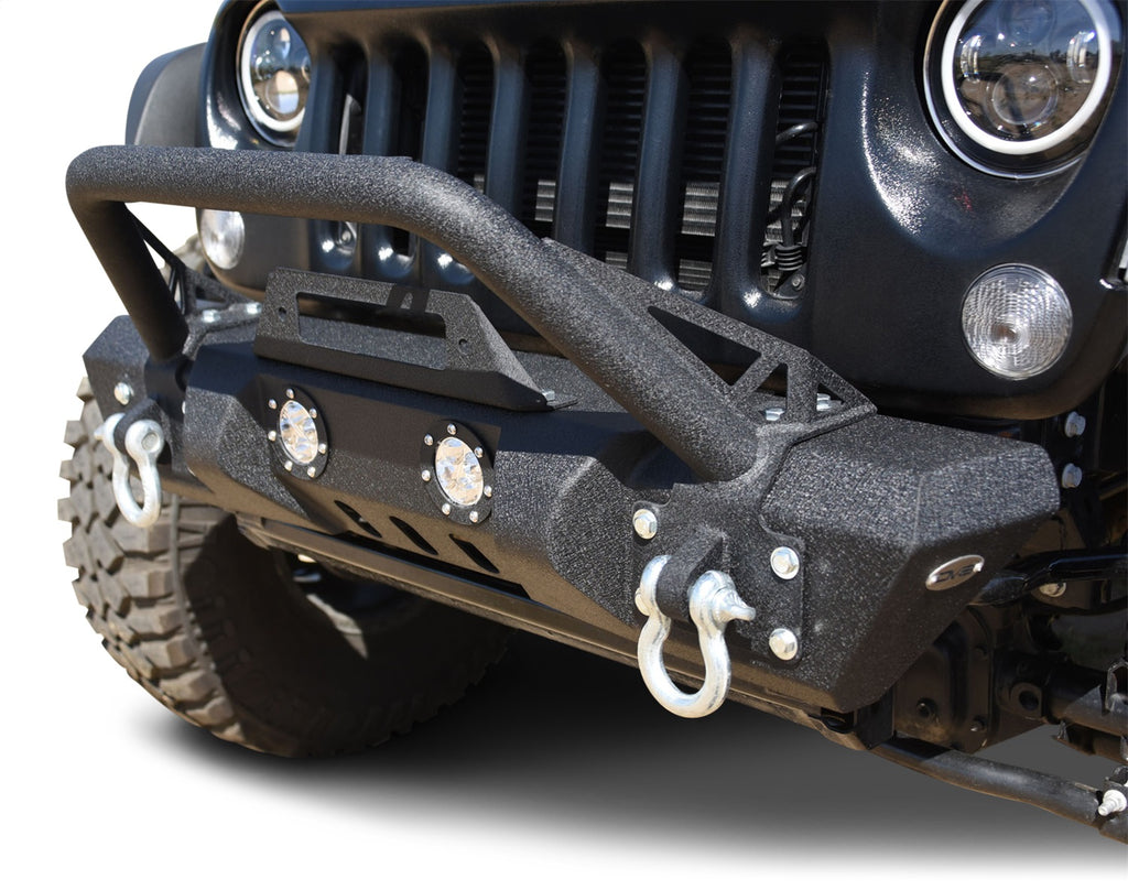 DV8 Offroad FBSHTB-11 Front Bumper Fits Gladiator Wrangler (JK) Wrangler (JL)