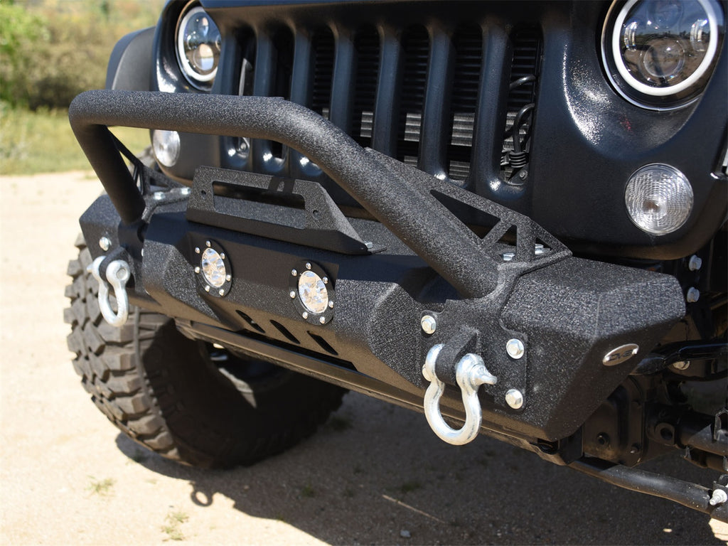 DV8 Offroad FBSHTB-11 Front Bumper Fits Gladiator Wrangler (JK) Wrangler (JL)