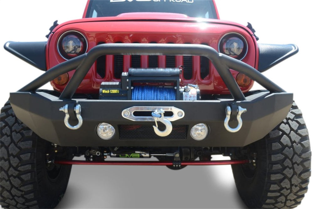 DV8 Offroad FBSHTB-14 Front Bumper Fits Gladiator Wrangler (JK) Wrangler (JL)