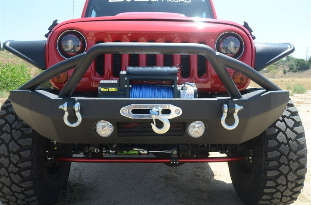 DV8 Offroad FBSHTB-14 Front Bumper Fits Gladiator Wrangler (JK) Wrangler (JL)