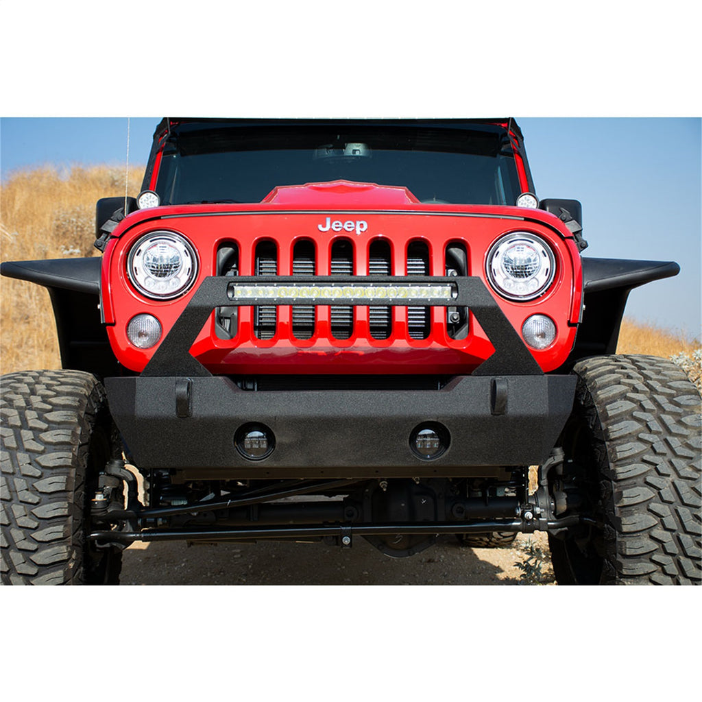 DV8 Offroad FBSHTB-25 Front Bumper Fits Gladiator Wrangler (JK) Wrangler (JL)