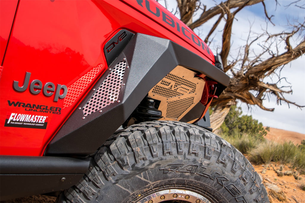 DV8 Offroad FDJL-01 Armor Fender Flares Fits 18-22 Wrangler (JL)