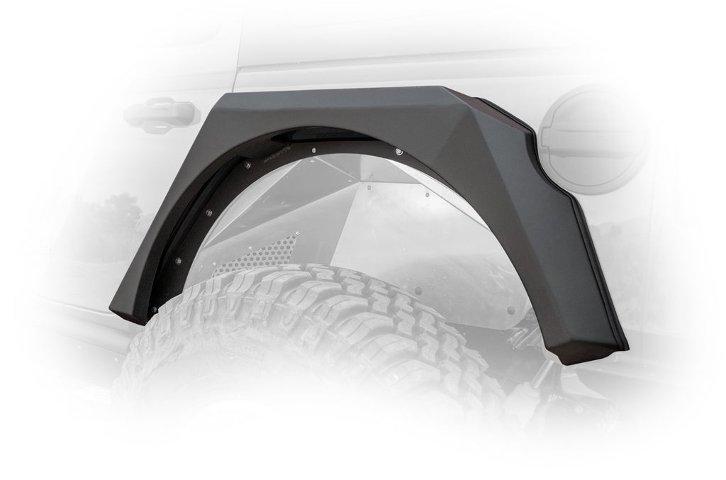 DV8 Offroad FDJL-01 Armor Fender Flares Fits 18-22 Wrangler (JL)