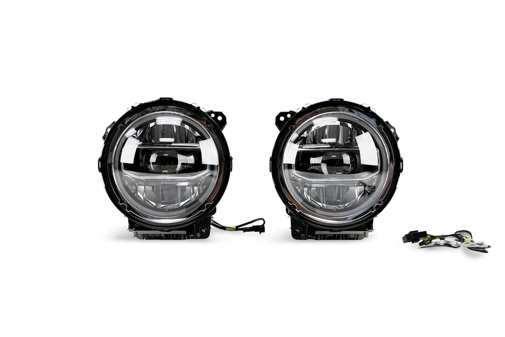 DV8 Offroad HLCJL-01 LED Headlights Fits 18-22 Gladiator Wrangler (JL)