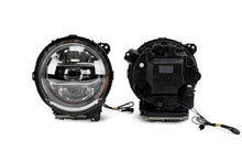 Load image into Gallery viewer, DV8 Offroad HLCJL-01 LED Headlights Fits 18-22 Gladiator Wrangler (JL)