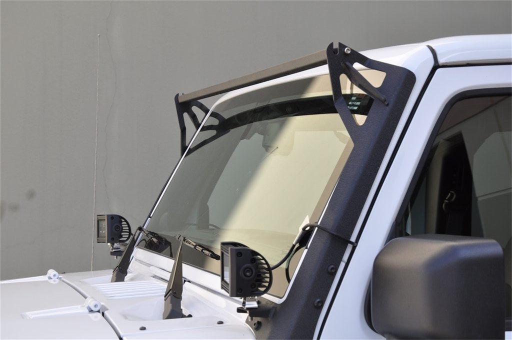 DV8 Offroad LBSRTB-05 Windshield Light Bar Mount