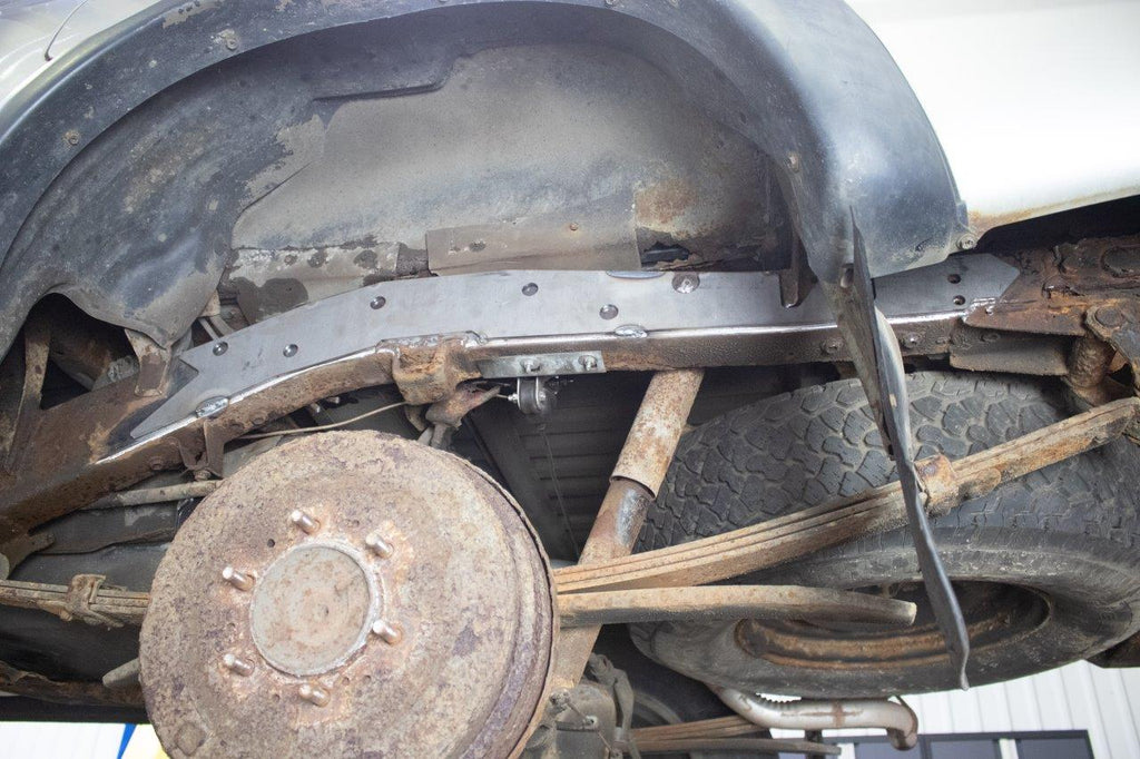 Rust Busters RB7100 Rear Frame Stiffeners For 95-04 Tacoma Pair Raw .125”