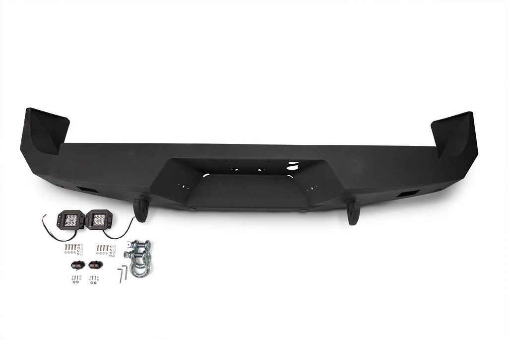 DV8 Offroad RBDR2-03 Rear Bumper Fits 10-22 2500 3500 F-150 Ram 2500 Ram 3500