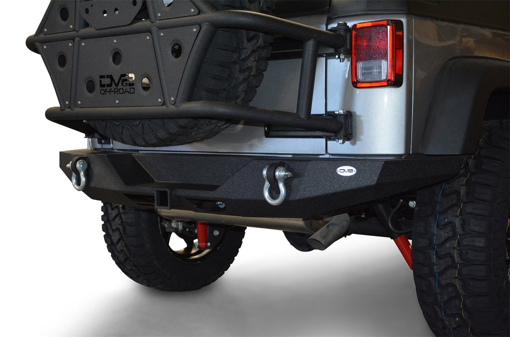 DV8 Offroad RBSTTB-09 Rear Bumper Fits 07-18 Wrangler (JK) Wrangler (JL)