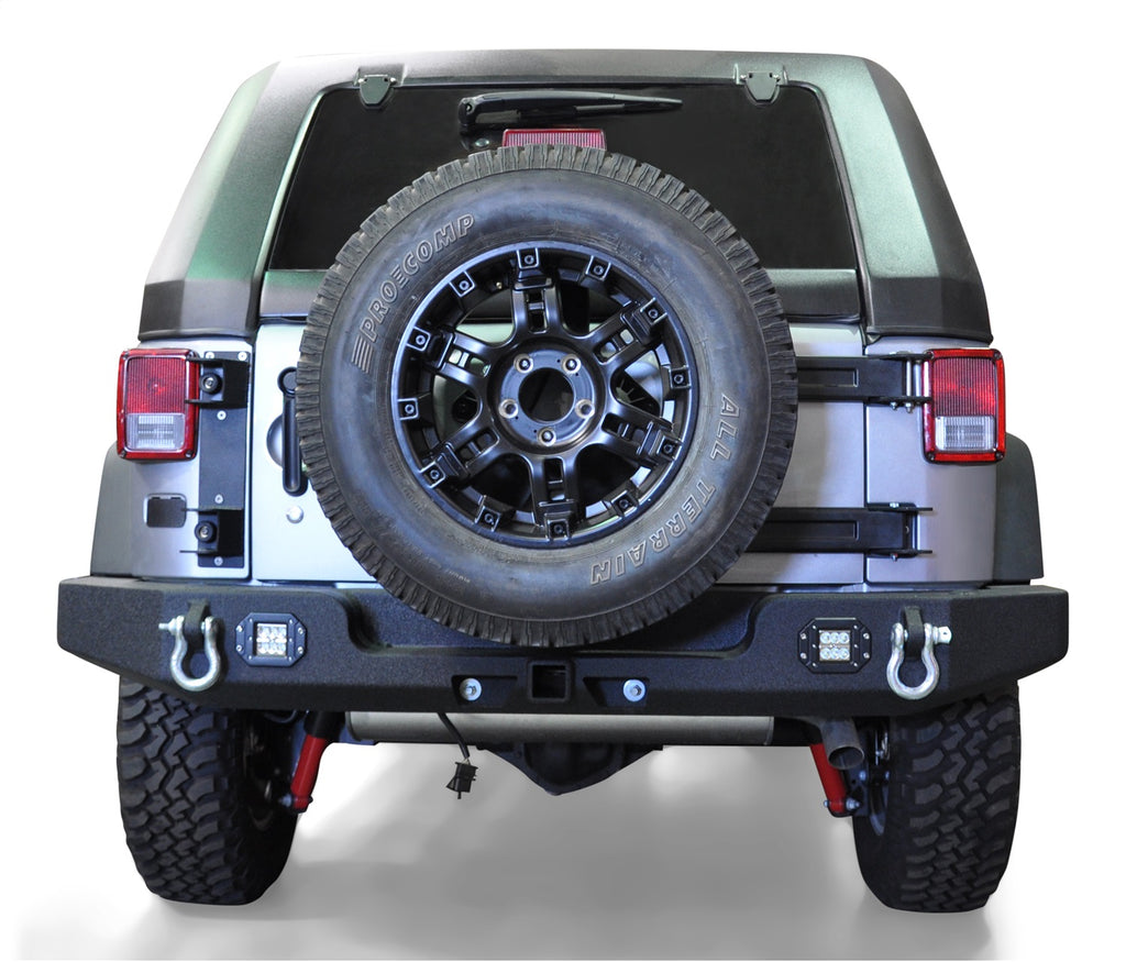 DV8 Offroad RBSTTB-11 Rear Bumper Fits 07-18 Wrangler (JK) Wrangler (JL)