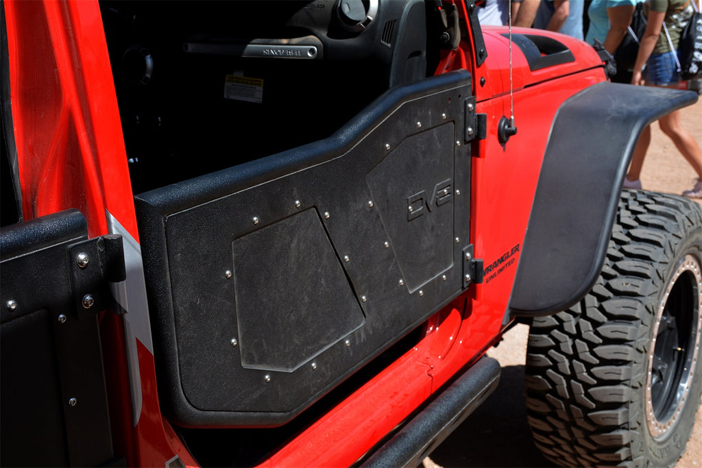 DV8 Offroad RDSTTB-01F Rock Doors Fits 07-18 Wrangler (JK) Wrangler (JL)