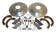 Load image into Gallery viewer, RT Off-Road Rear Performance Brake Kit for TJ KJ Drilled &amp; Slotted Rotors