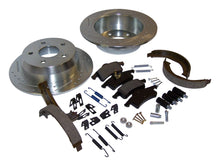 Load image into Gallery viewer, RT Off-Road Rear Performance Brake Kit for WJ WG Drilled &amp; Slotted Rotors