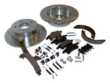 RT Off-Road Rear Performance Brake Kit for WJ WG Drilled & Slotted Rotors