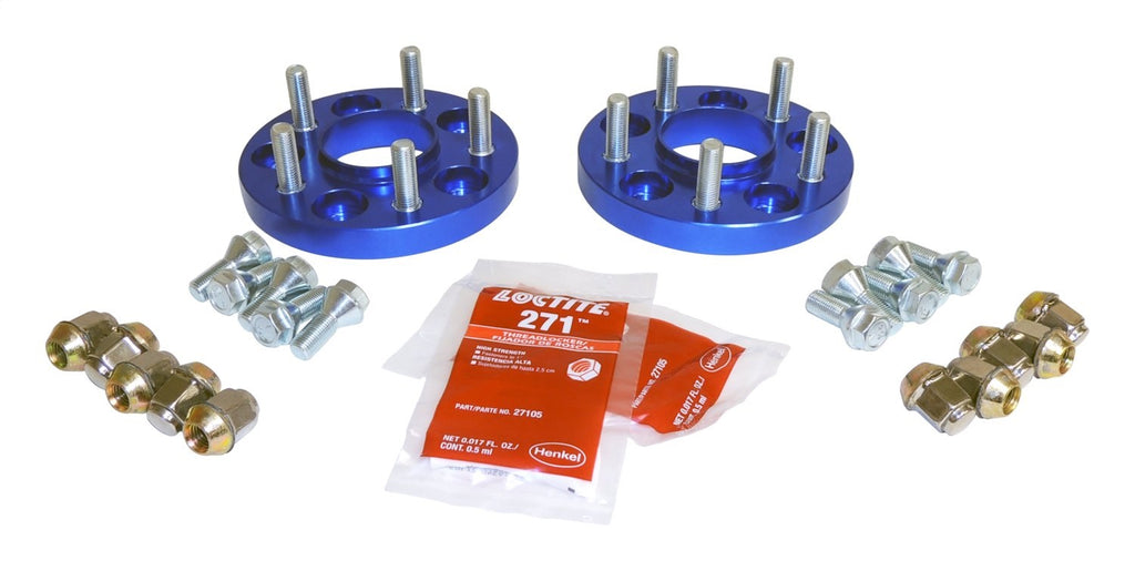 RT Off-Road .75" Wide Blue Wheel Spacers for 15-18 BU Renegade 14-18 KL Cherokee