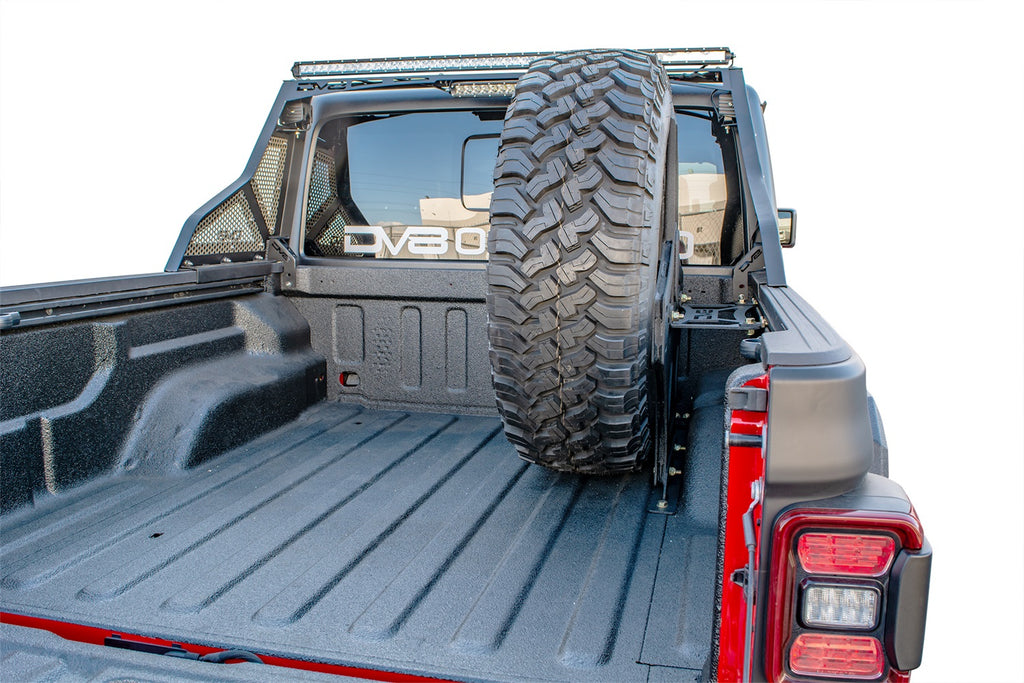 DV8 Offroad TCGL-02 Tire Carrier Fits 20-22 Gladiator