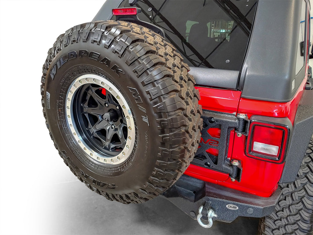 DV8 Offroad TCJL-03 Tire Carrier Fits 18-22 Wrangler (JL)