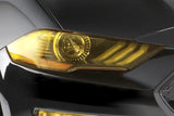 GTS GT0749Y Transparent Yellow Headlight Covers For 1988-1992 Corolla 4 Door