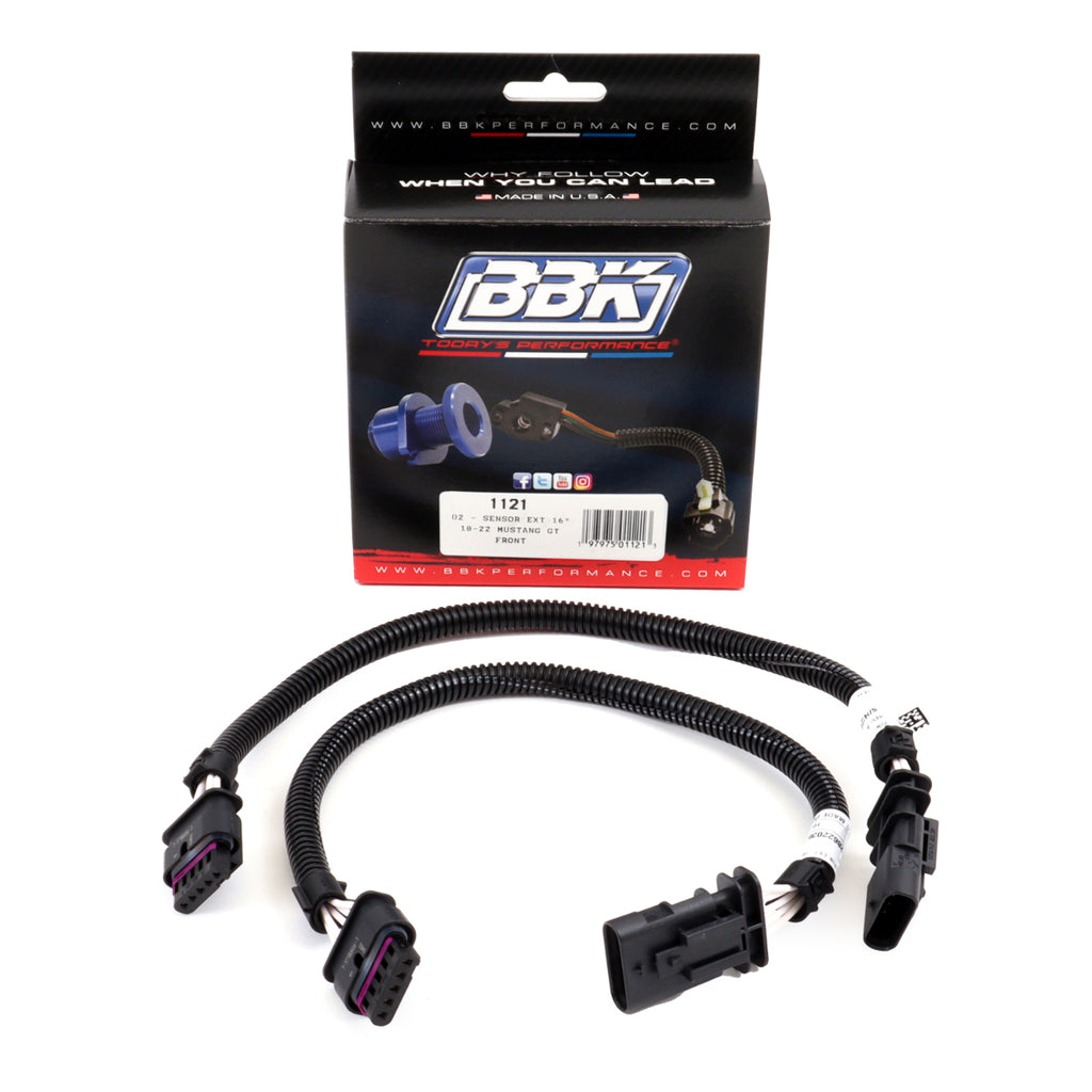 BBK Performance 1121 O2 Sensor Wire Extension Harness Fits 18-20 Mustang