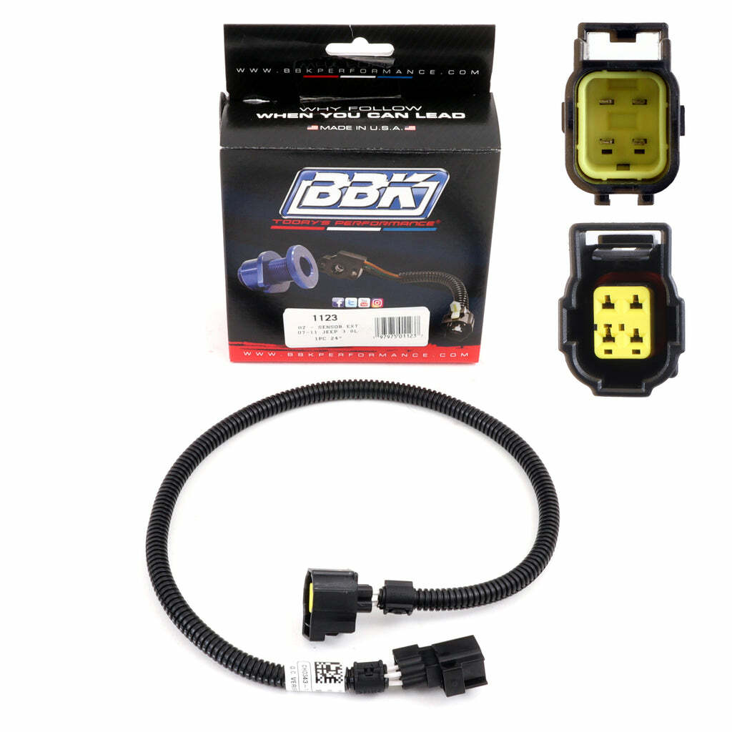 BBK Performance 1123 O2 Sensor Wire Extension Harness Fits 07-11 Wrangler (JK)