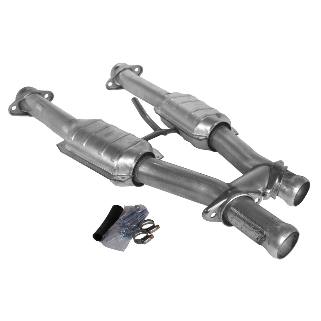 BBK Performance 1509 High-Flow Short Mid H-Pipe Assembly Fits 79-93 Mustang