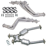 BBK 15323 Polished Silver 1-5/8 Long Tube Header For 1996-1998 Mustang Cobra