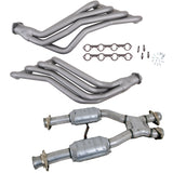 BBK 15692 Titanium Ceramic 1-3/4 Long Tube 351 Swap Header For 1986-1993 Mustang