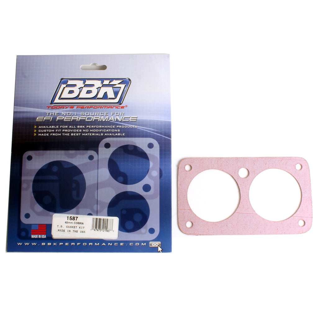 BBK Performance 1587 Throttle Body Gasket Kit Fits 96-04 Mustang