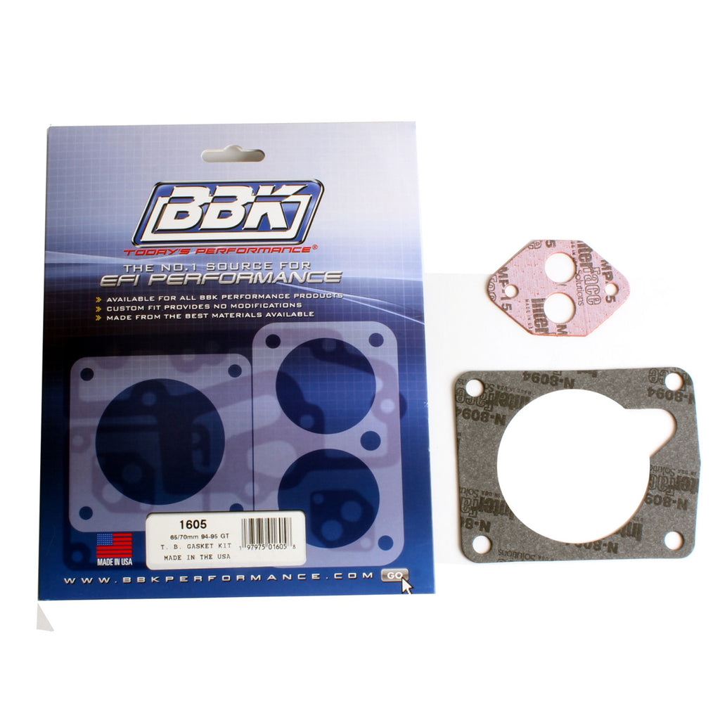 BBK Performance 1605 Throttle Body Gasket Kit Fits 94-95 Mustang