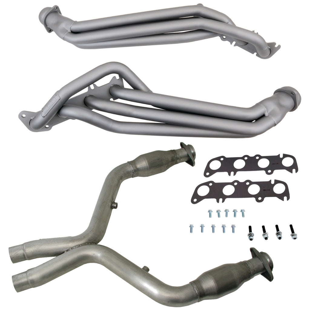 BBK 16331 Titanium Ceramic 1-3/4 Long Tube Header For 2011-2014 Mustang GT