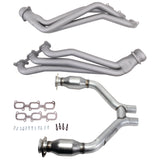 BBK 16423 Titanium Ceramic 1-3/4 Long Tube Header For 2015-2017 Mustang V6