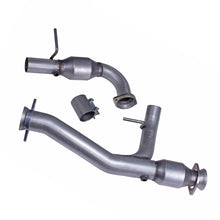 Load image into Gallery viewer, BBK 19471 3&quot; Short Mid Y Pipe w Catalytic Converters For 11-14 F-150 Coyote 5.0