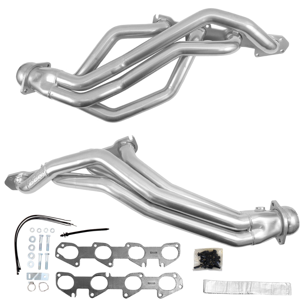 BBK 19500 Polished 1-3/4 Long Tube Exhaust Header For 2009-2023 1500 Hemi 5.7L