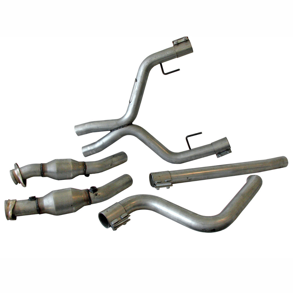 BBK Performance 4011 High Flow True Dual V6 Mustang Exhaust Conversion